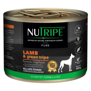 20% OFF: Nutripe Pure Lamb & Green Tripe Gum & Grain-Free Canned Dog Food