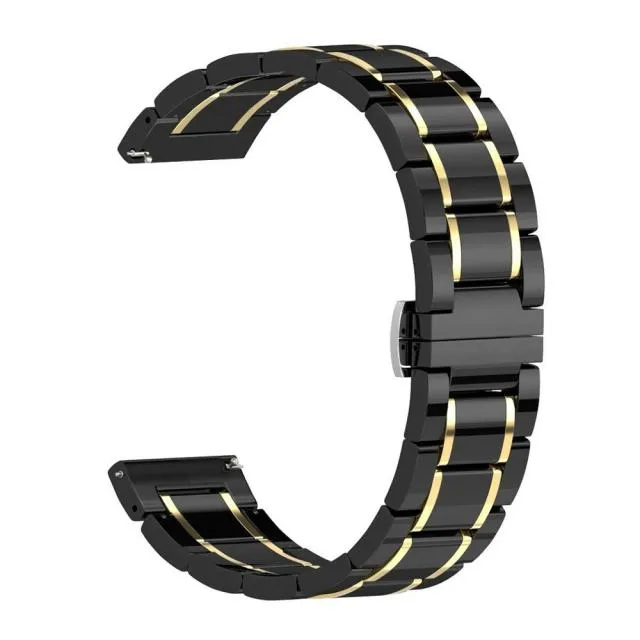 20mm 22mm 24mm Luxury Ceramic Band For Galaxy 3 Watch 46mm 42mm Gear s3 Strap Active 2 40 44mm Smartwatch Ceramic Strap|Watchbands|