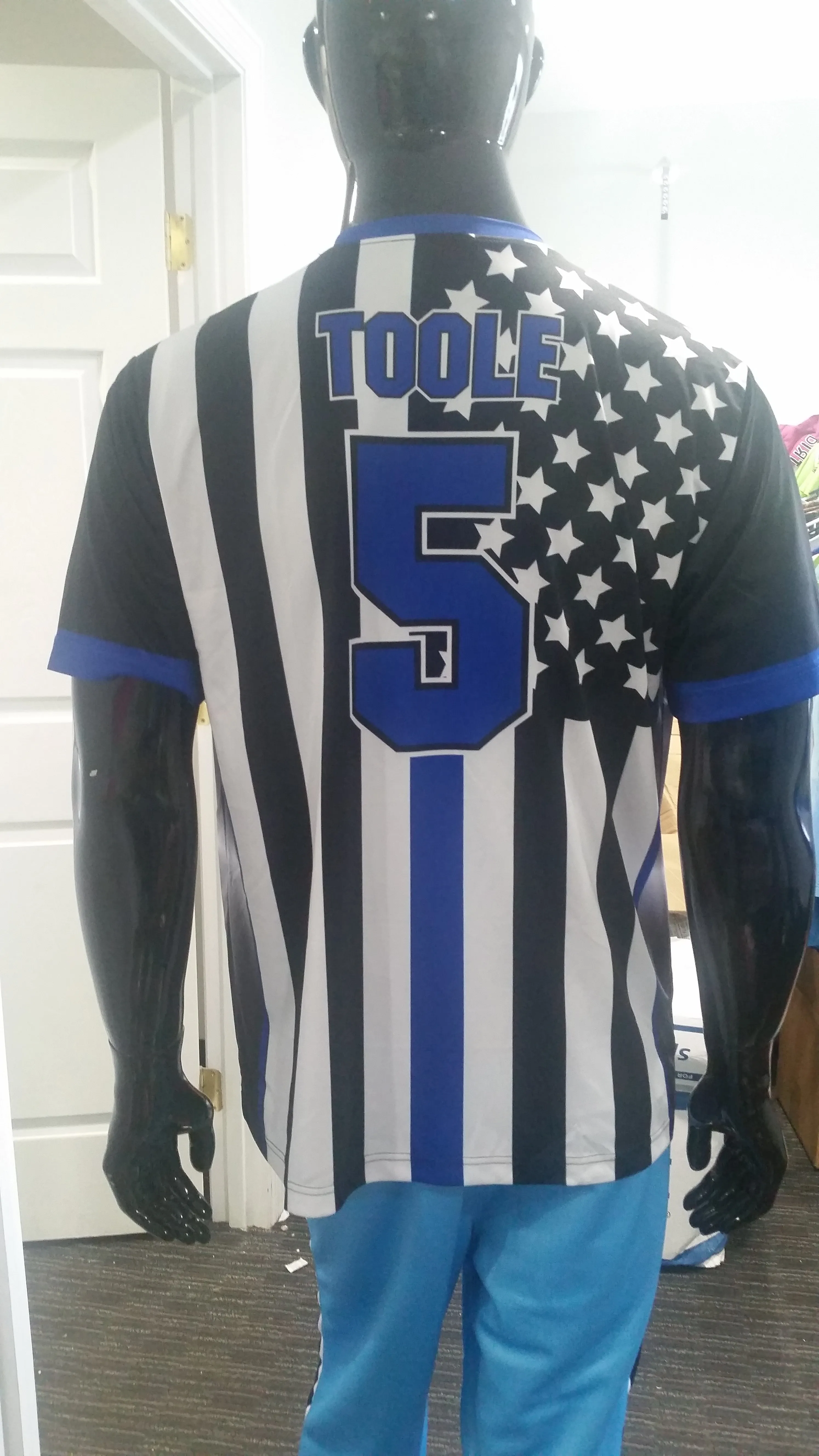 American Legion, Post 10, Thin Blue Line - Custom Full-Dye Jersey