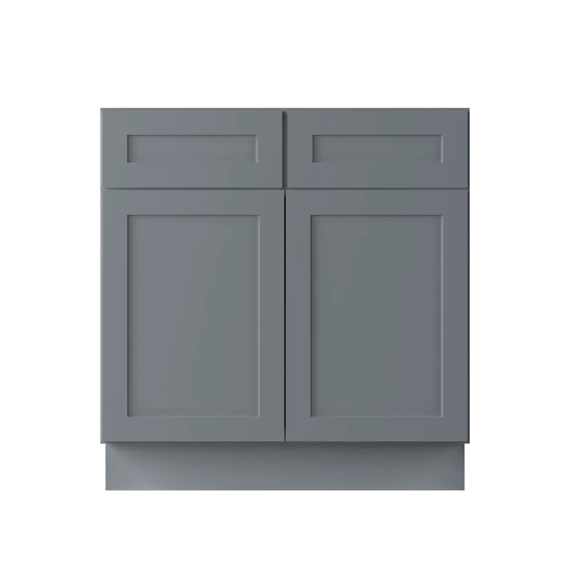 Base Kitchen Cabinet B33 Colonial Gray LessCare 33 in. width 34.5 in. height 24 in. depth