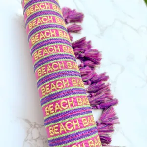 Beach Babe Embroidered Bracelet