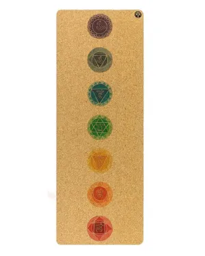 Chakras Original Cork Yoga Mat