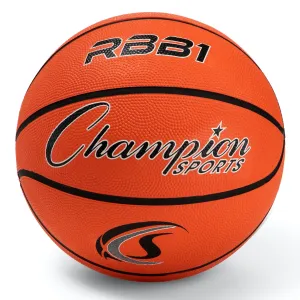 Champion Sports Size 7 Rubber Basketball