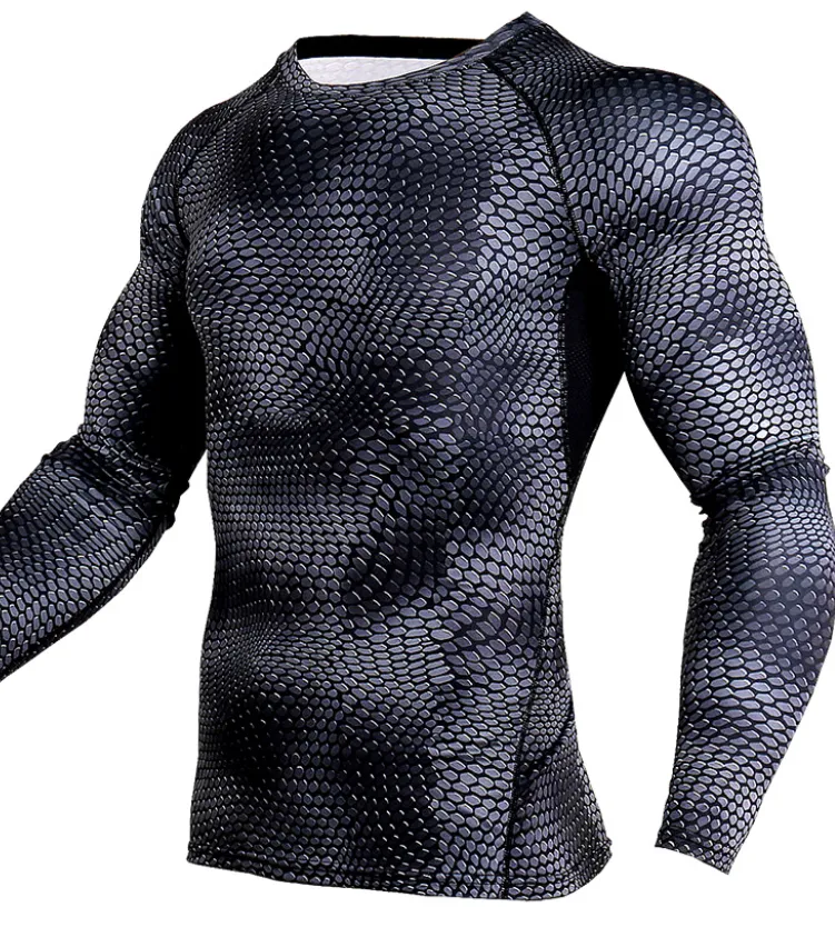 Compression Shirt Men Gym Running Shirt