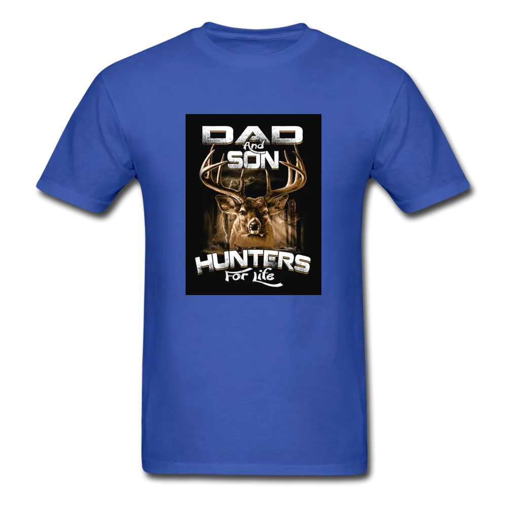Dad & Son Hunters For Life Men's T-Shirt
