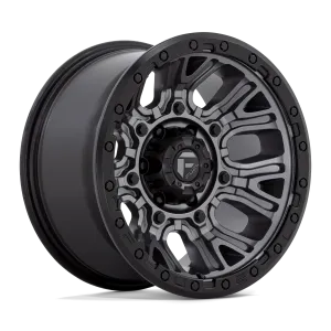 Fuel Traction Wheels Matte Gunmetal w/ Black Ring D825 | 2022-2025 Toyota Tundra (Multiple Size Options)