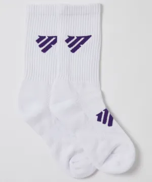 Grape Crew Socks