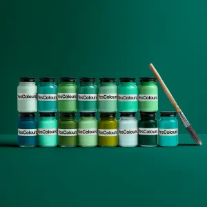 Green paint sample bundle