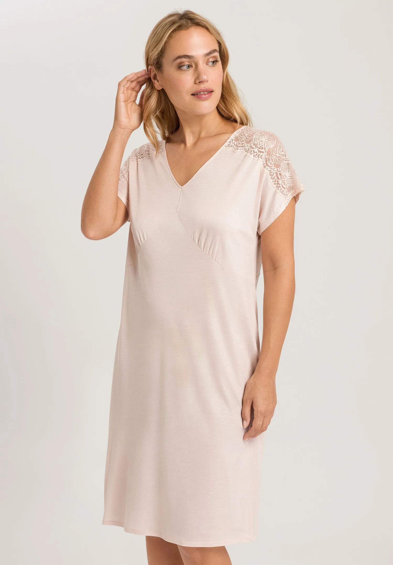 Josephine Soft TENCEL™ V-Neck Nightgown | Peach Whip 74937-2311