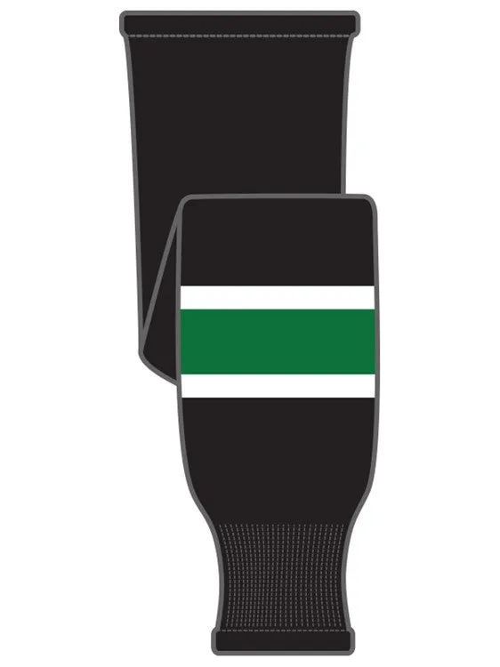 K1 Sportswear University of North Dakota Fighting Sioux Black Knit Ice Hockey Socks