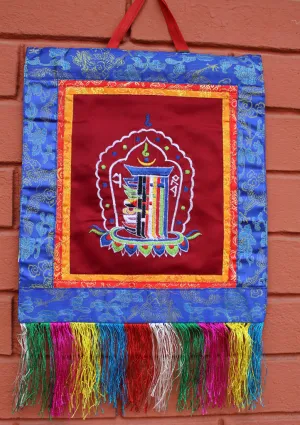 Kalachakra Embroidery Polyester Wall Hanging