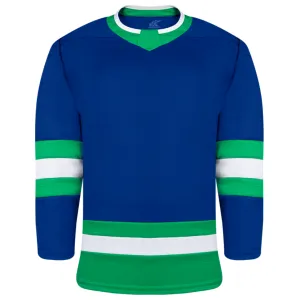 Kobe K3GLI Royal Blue/Kelly Green/White Premium League Hockey Jersey