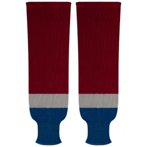 Kobe Sportswear 9835A Colorado Avalanche Away Pro Knit Ice Hockey Socks