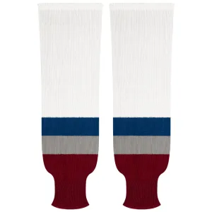 Kobe Sportswear 9835H Colorado Avalanche Home Pro Knit Ice Hockey Socks