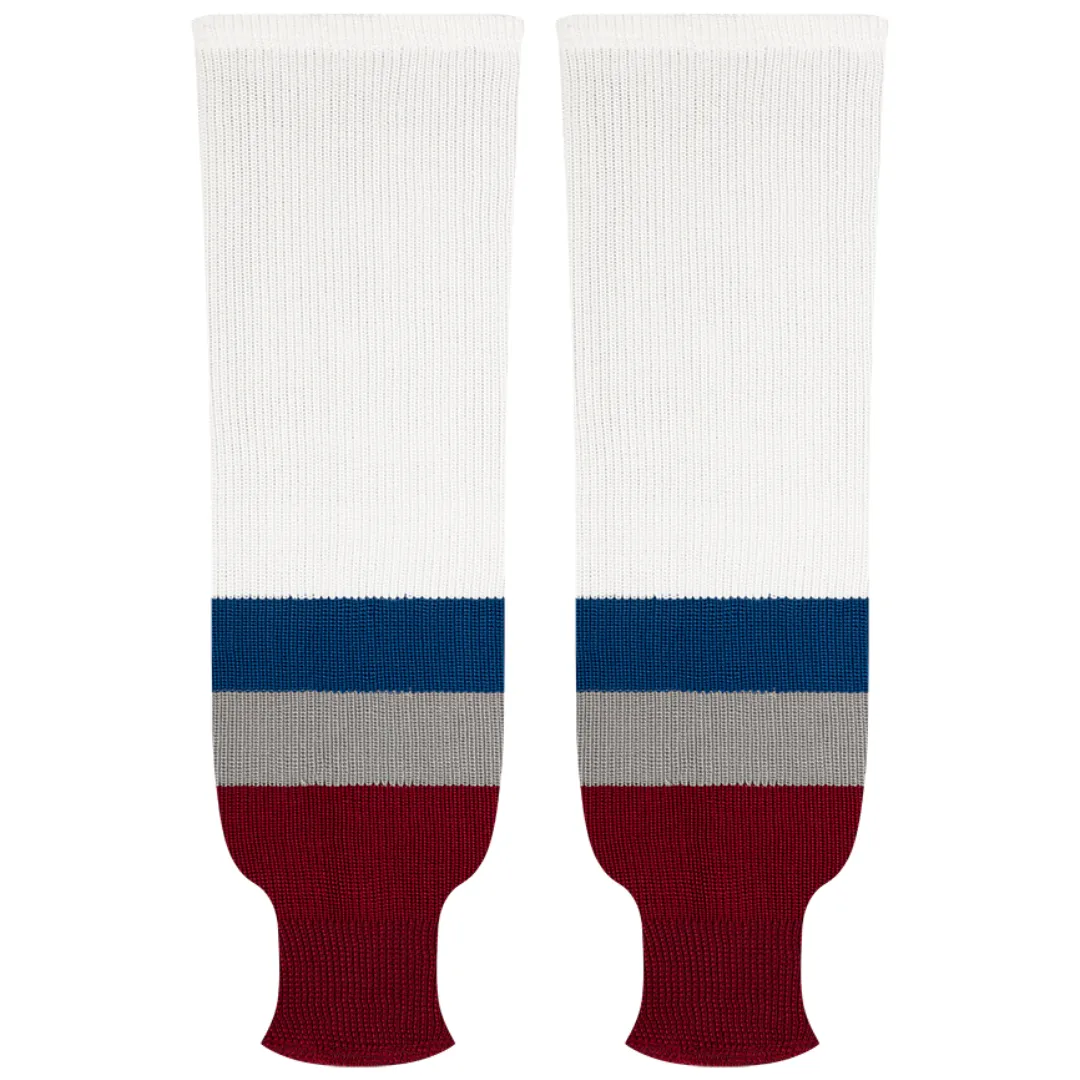 Kobe Sportswear 9835H Colorado Avalanche Home Pro Knit Ice Hockey Socks