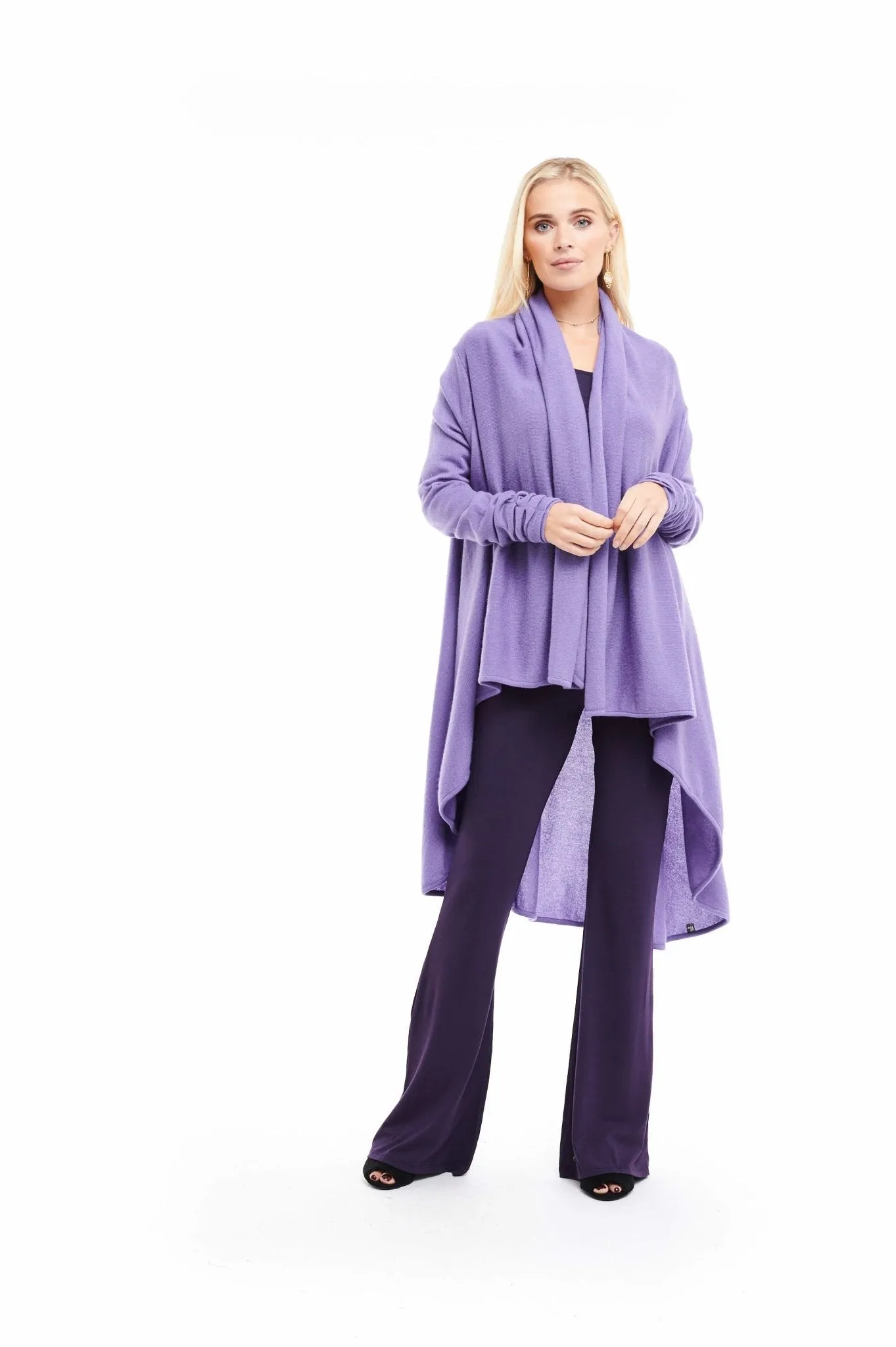 LONG SLEEVE TOP DEEP PURPLE