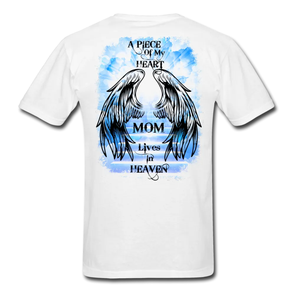 Mom Wings Of Heaven Memorial Tee