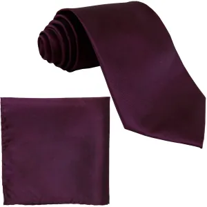 New Men's Chinz Neck Ties Necktie and Pocket Square Hankie Set Wedding