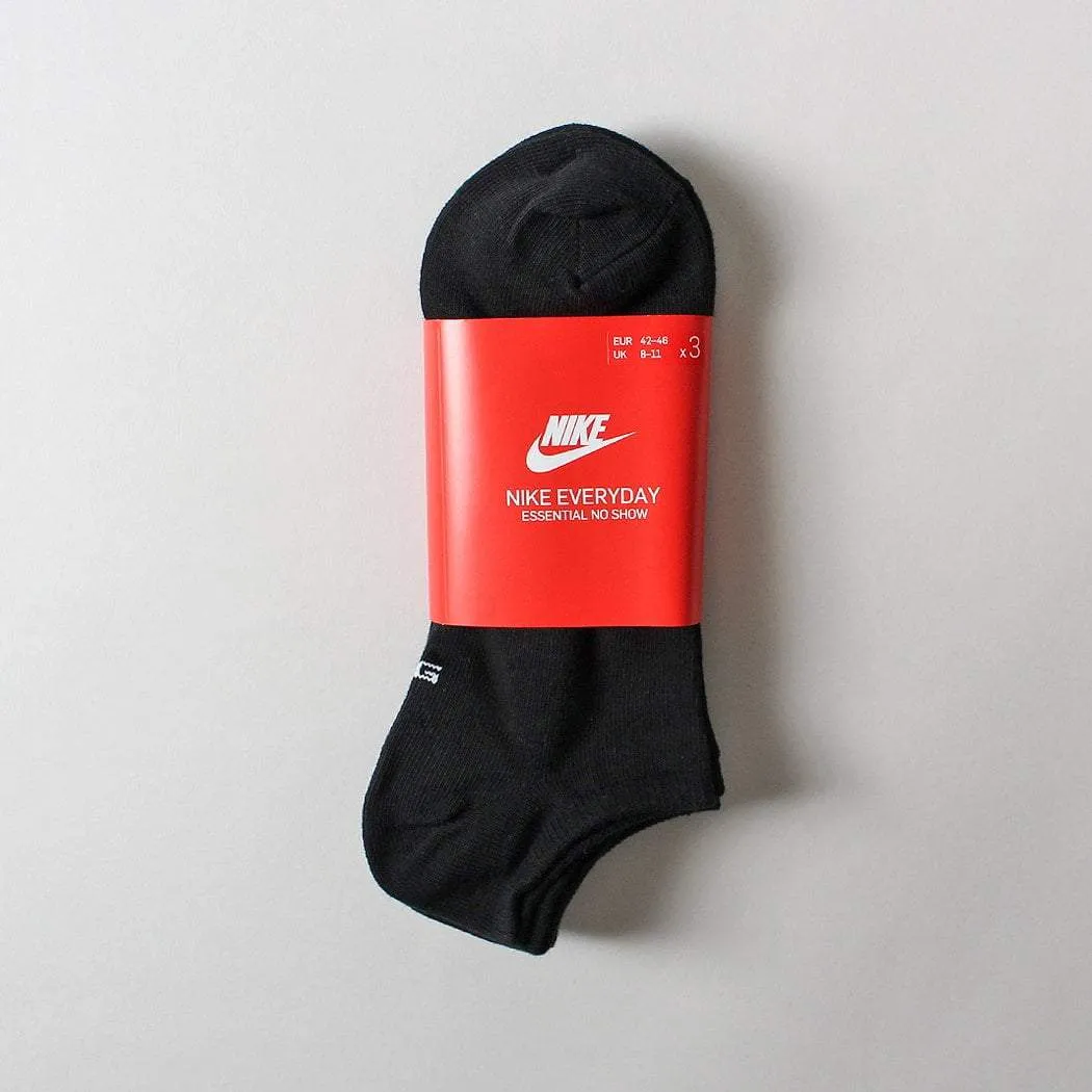 Nike Sportswear 3 Pack Everyday Essential No Show Socks