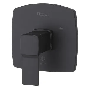 Pfister R89-1DAB Deckard 1-Handle Tub & Shower Valve Only Trim in Matte Black