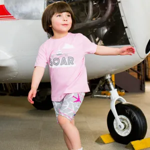 "AirHeart" Airplanes Shorts with Pockets