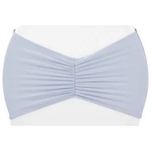 Ruffled Spandex Chair Band - Dusty Blue