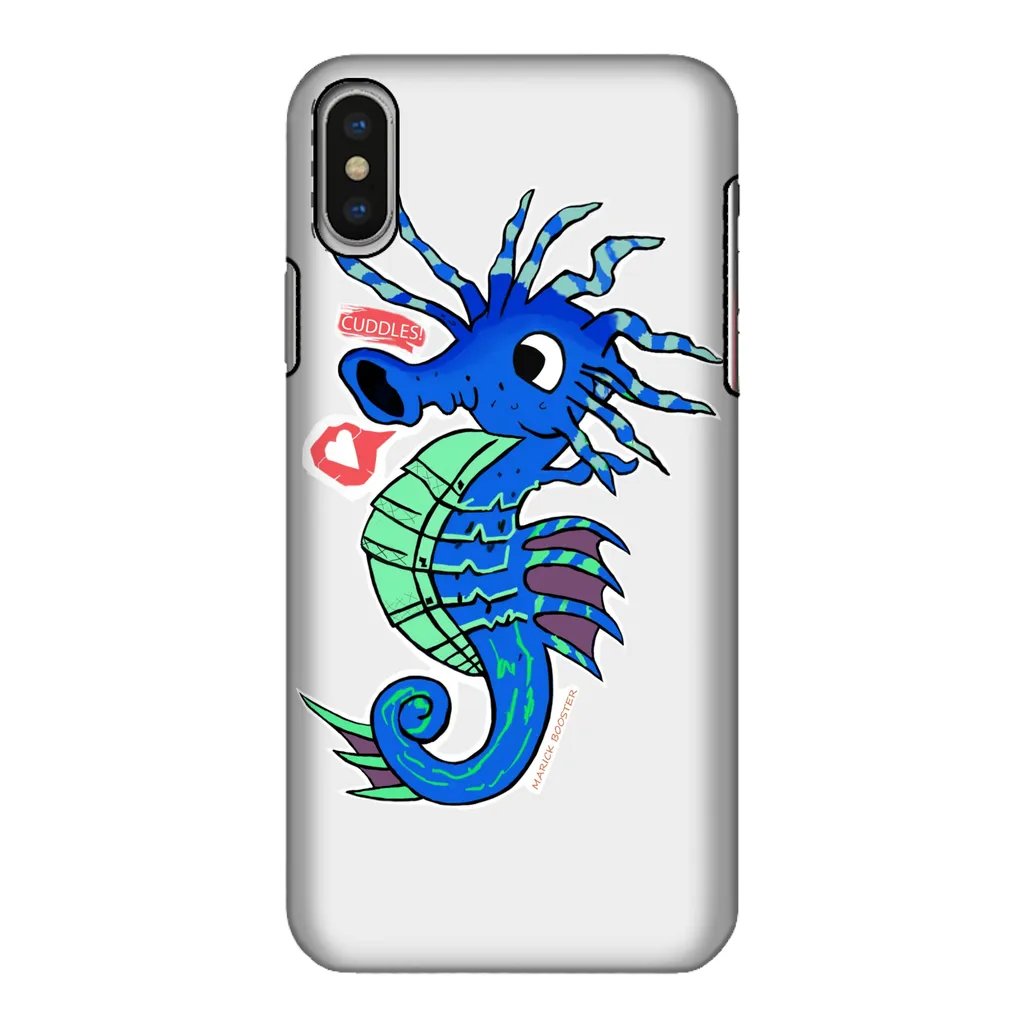 Scribblers the Seahorse Fully Printed Tough Phone Case