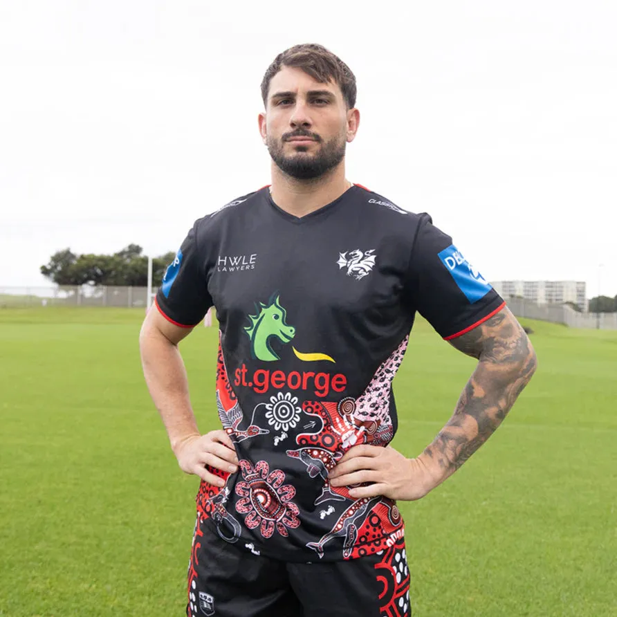 St George Dragons 2024 Mens Indigenous Training Tee