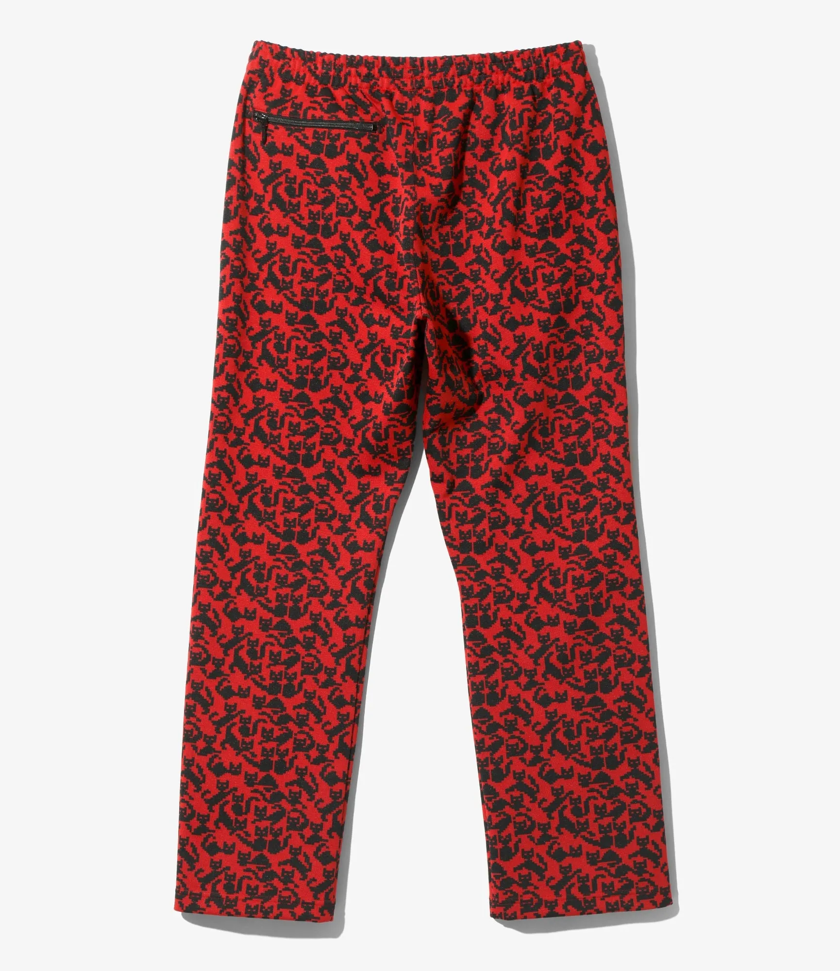 Track Pant – Cat Jacquard Polyester