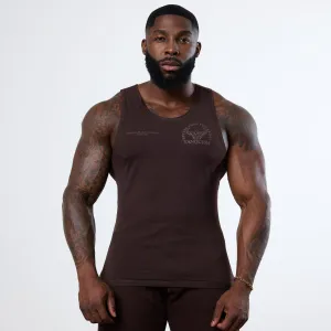 Vanquish Dark Brown Unconquerable Strength Tank Top