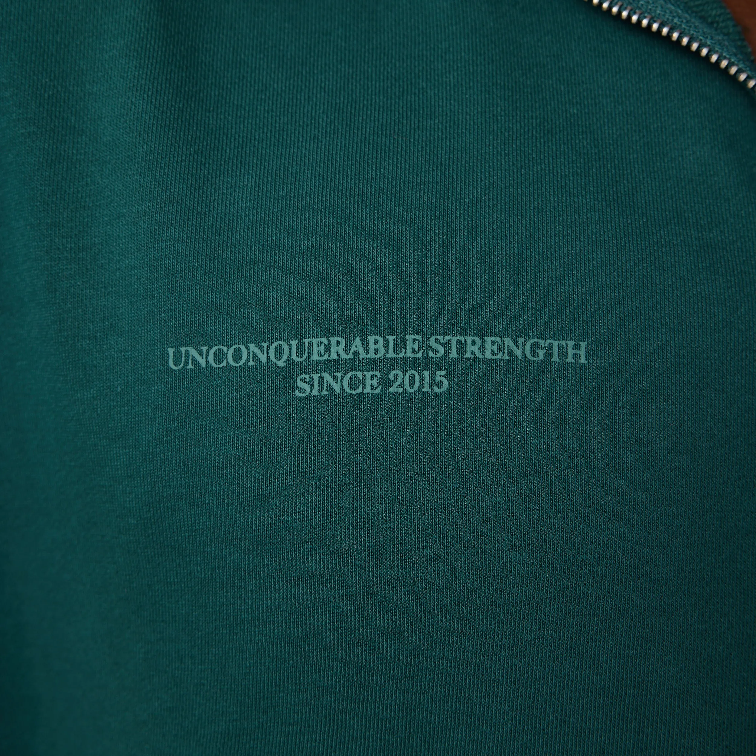 Vanquish Forest Green Unconquerable Strength Full Zip Hoodie