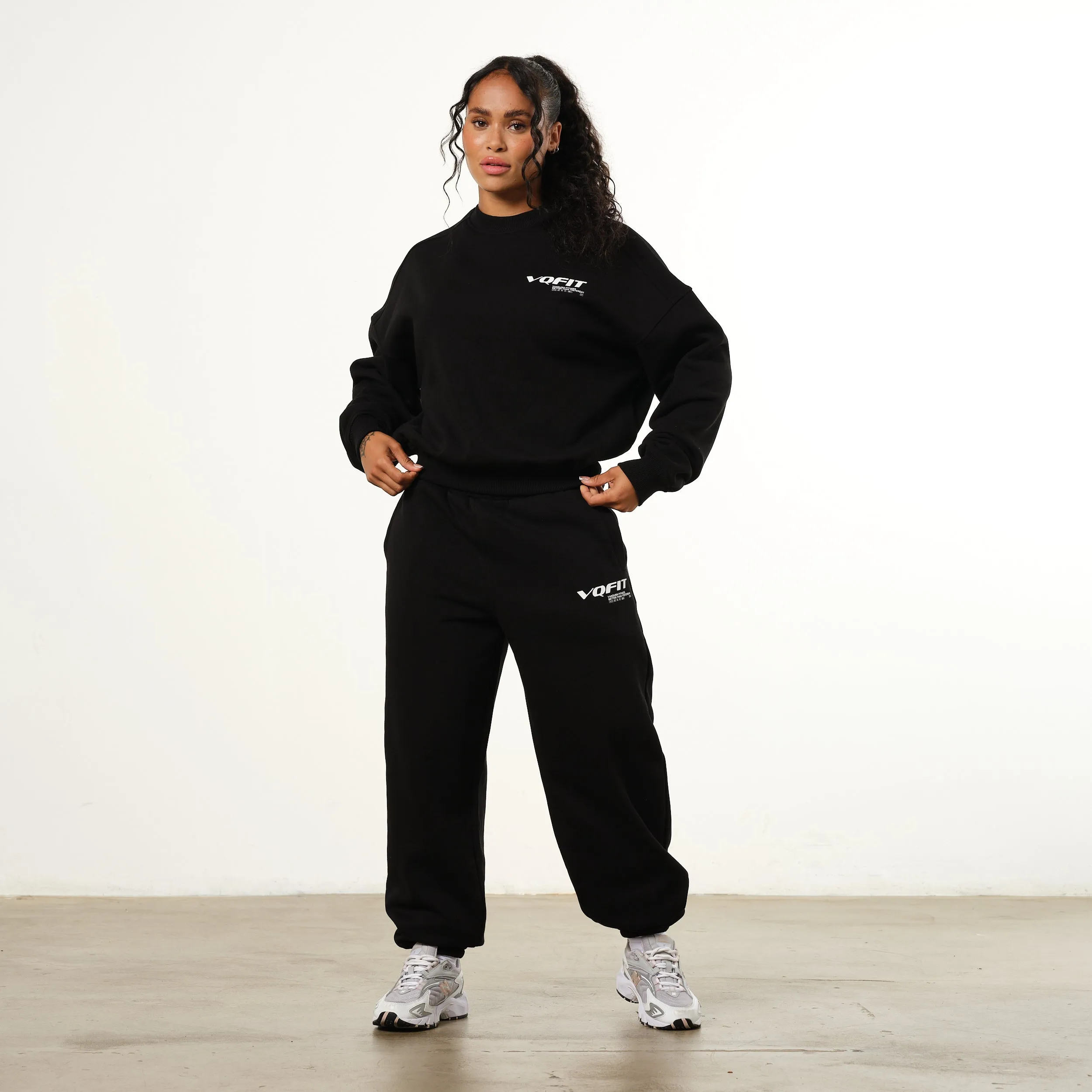 Vanquish Racer Black Oversized Sweatpants