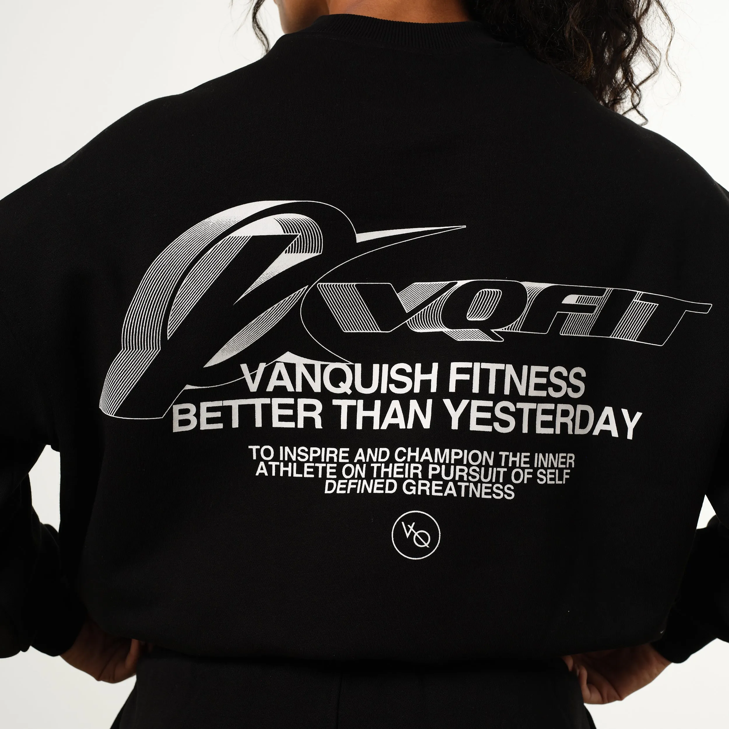 Vanquish Racer Black Oversized Sweatshirt