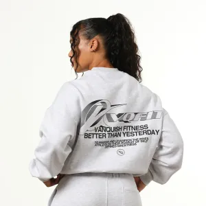 Vanquish Racer Ice Grey Oversized Cozy Sweatshirt for Ultimate Comfort and Style