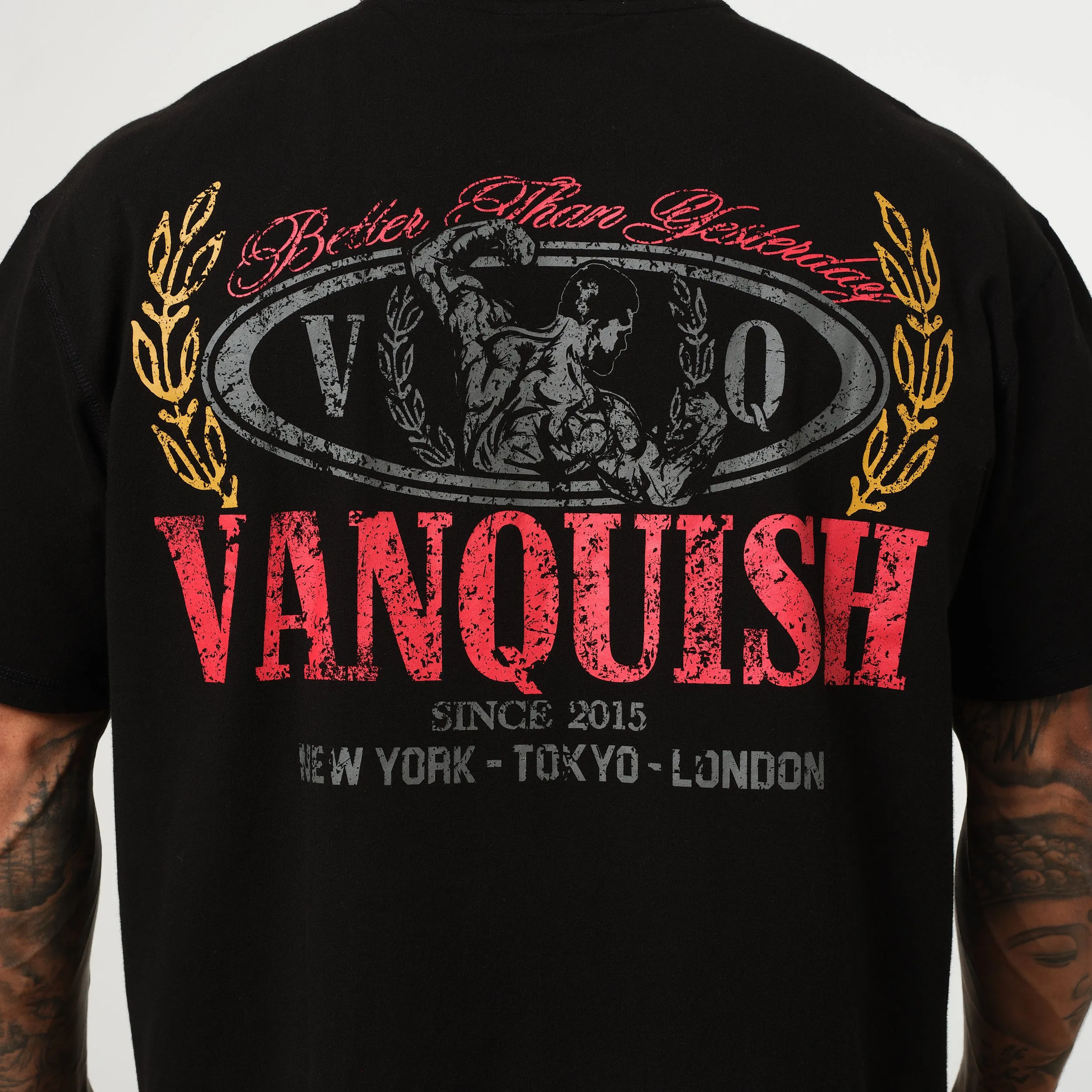 Vanquish Trophy Black Oversized T Shirt