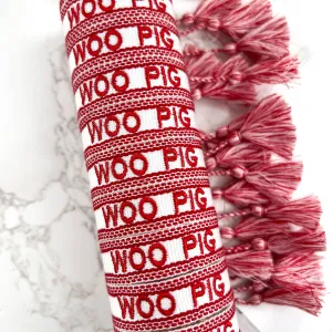 Woo Pig Embroidered Embroidery Bracelet